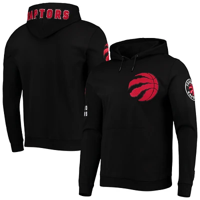 Men's Pro Standard Black Toronto Raptors Chenille Team Pullover Hoodie