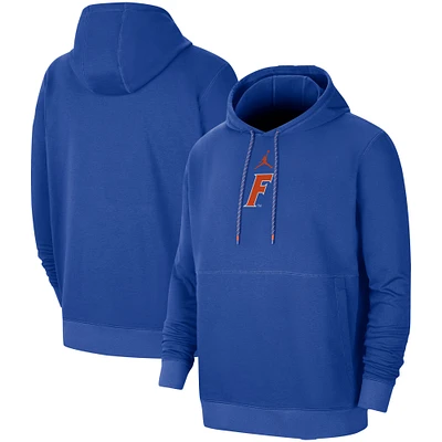 Men's Jordan Brand Royal Florida Gators Practice Performace Pullover Hoodie