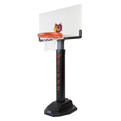Northern State University Wolves Adjustable Basketball Set