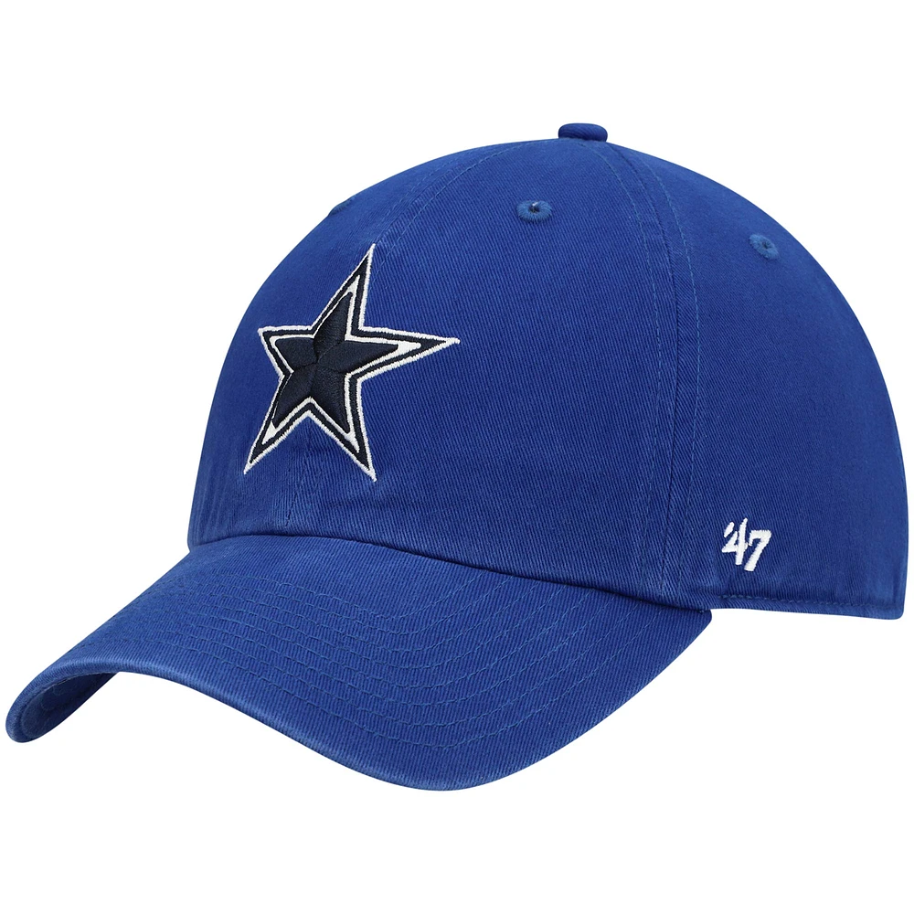 Men's '47 Royal Dallas Cowboys Primary Clean Up Adjustable Hat