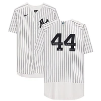 Reggie Jackson New York Yankees Autographed White Nike Replica Jersey with Multiple Inscriptions