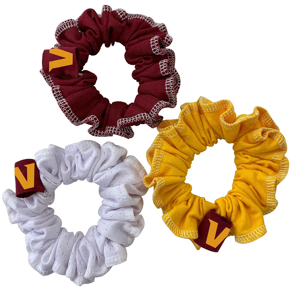 Refried Apparel Washington Football Team Sustainable 3-Pack Scrunchie Set