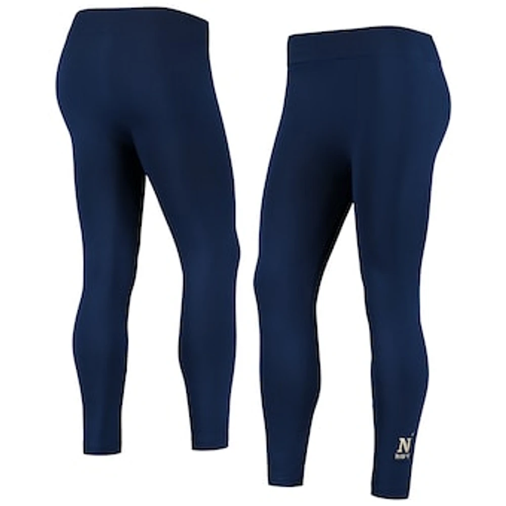 Women's ZooZatz Navy Midshipmen Fleece Leggings