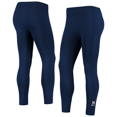 Women's ZooZatz Navy Midshipmen Fleece Leggings