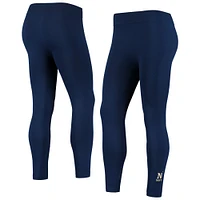 Women's ZooZatz Navy Midshipmen Fleece Leggings