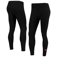 Women's ZooZatz Black Oregon State Beavers Fleece Leggings