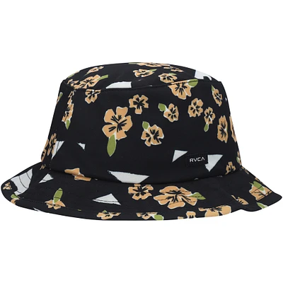 Men's RVCA Black Pop Flower Bucket Hat