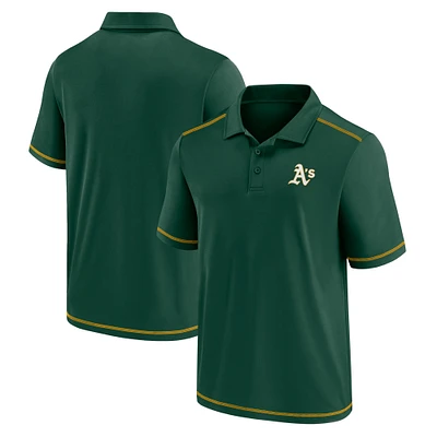 Men's Green Oakland Athletics Primary Team Logo Polo