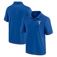 Men's Fanatics Royal Texas Rangers Primary Team Logo Polo