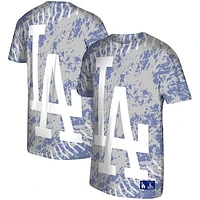 Men's Mitchell & Ness Gray Los Angeles Dodgers Jumbotron T-Shirt