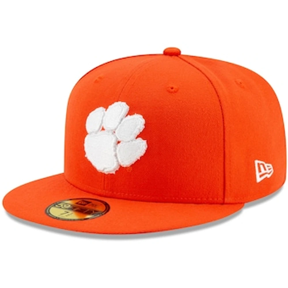 Men's New Era Orange Clemson Tigers Primary Team Logo Basic 59FIFTY Fitted Hat