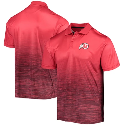 Men's Colosseum Red Utah Utes Marshall Polo