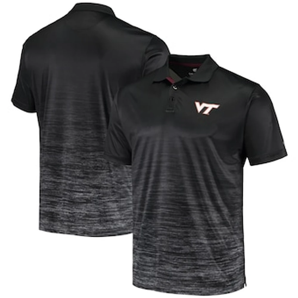 Men's Colosseum Black Virginia Tech Hokies Marshall Polo