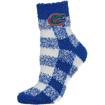 Women's ZooZatz Florida Gators Fuzzy Buffalo Checkered Ankle Socks