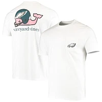 Men's Vineyard Vines White Philadelphia Eagles Big & Tall Helmet T-Shirt