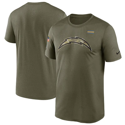 Men's Nike Olive Los Angeles Chargers 2021 Salute To Service Legend Performance T-Shirt