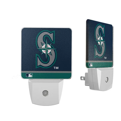 Seattle Mariners Stripe Design Nightlight 2-Pack