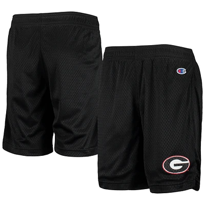 Youth Champion Black Georgia Bulldogs Classic Mesh Shorts