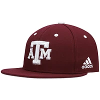 Men's adidas Maroon Texas A&M Aggies On-Field Baseball Fitted Hat