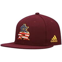 Men's adidas Maroon Arizona State Sun Devils On-Field Baseball Fitted Hat