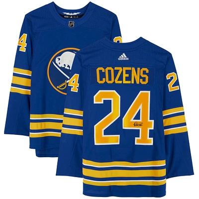 Dylan Cozens Buffalo Sabres Autographed Royal Adidas Authentic Jersey