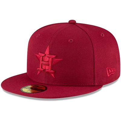 Men's New Era Cardinal Houston Astros Tonal 59FIFTY - Fitted Hat