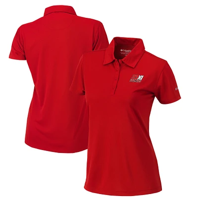 Women's Columbia Red 23XI Racing Birdie Polo