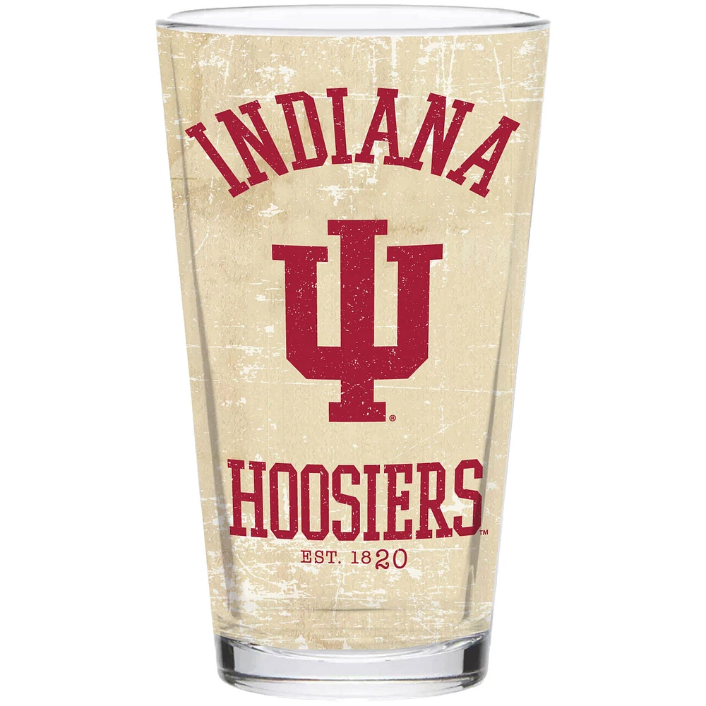 Indiana Hoosiers 16oz. Retro Pint Glass