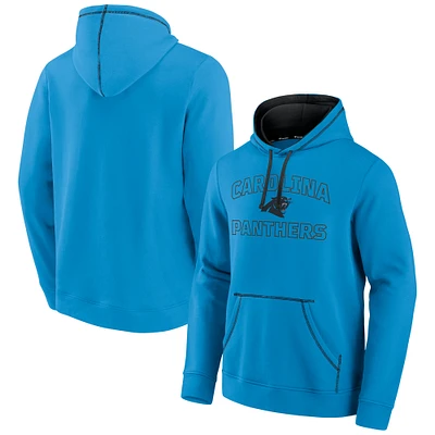 Men's Fanatics Blue Carolina Panthers Tiebreaker Pullover Hoodie