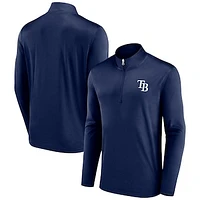 Men's Navy Tampa Bay Rays Underdog Mindset Quarter-Zip Jacket