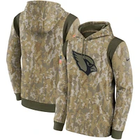 Men's Nike Camo Arizona Cardinals 2021 Salute To Service - Therma Performance Pullover Hoodie