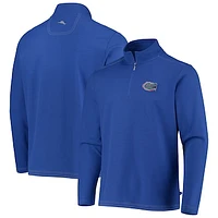 Men's Tommy Bahama Royal Florida Gators Emfielder 2.0 IslandZone Quarter-Zip Jacket