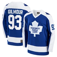 Men's Fanatics Doug Gilmour Blue Toronto Maple Leafs Breakaway Retired Player Jersey