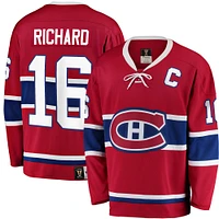 Men's Fanatics Henri Richard Red Montreal Canadiens Premier Breakaway Retired Player - Jersey