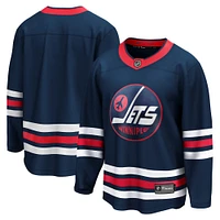 Men's Fanatics Navy Winnipeg Jets Alternate - Premier Breakaway Jersey