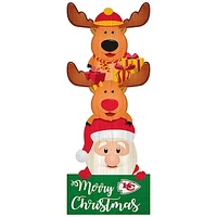Kansas City Chiefs 31'' Santa Stack Leaner
