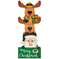 Green Bay Packers 31'' Santa Stack Leaner