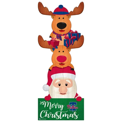 Philadelphia Phillies 31'' Santa Stack Leaner