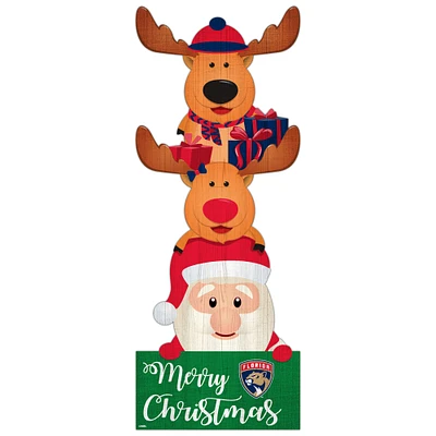 Florida Panthers 31'' Santa Stack Leaner