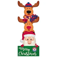 Texas Rangers 31'' Santa Stack Leaner