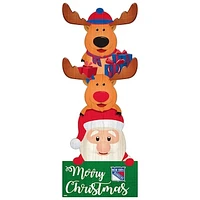 New York Rangers 31'' Santa Stack Leaner