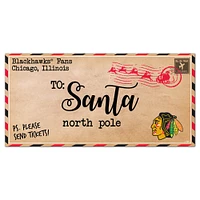 Chicago Blackhawks 6'' x 12'' Letter to Santa Sign