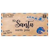 Boise State Broncos 6'' x 12'' Letter to Santa Sign