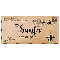 New Orleans Saints 6'' x 12'' Letter to Santa Sign