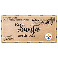 Pittsburgh Steelers 6'' x 12'' Letter to Santa Sign