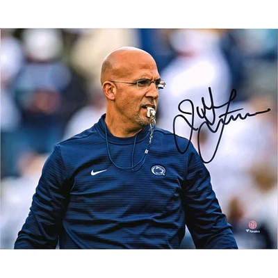 James Franklin Penn State Nittany Lions Autographed 8" x 10" Photograph