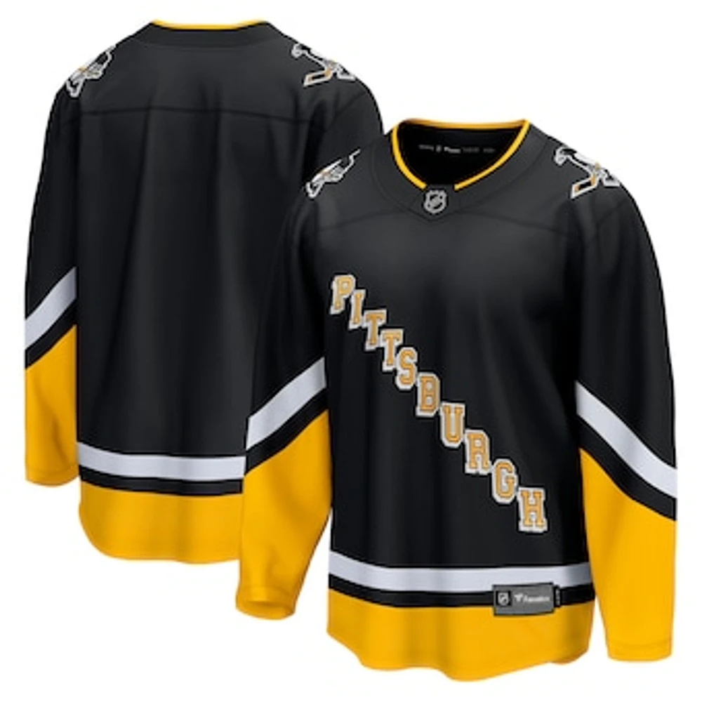 Men's Fanatics Black Pittsburgh Penguins Alternate Premier Breakaway Jersey