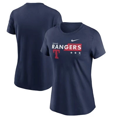 Women's Nike Navy Texas Rangers Americana T-Shirt