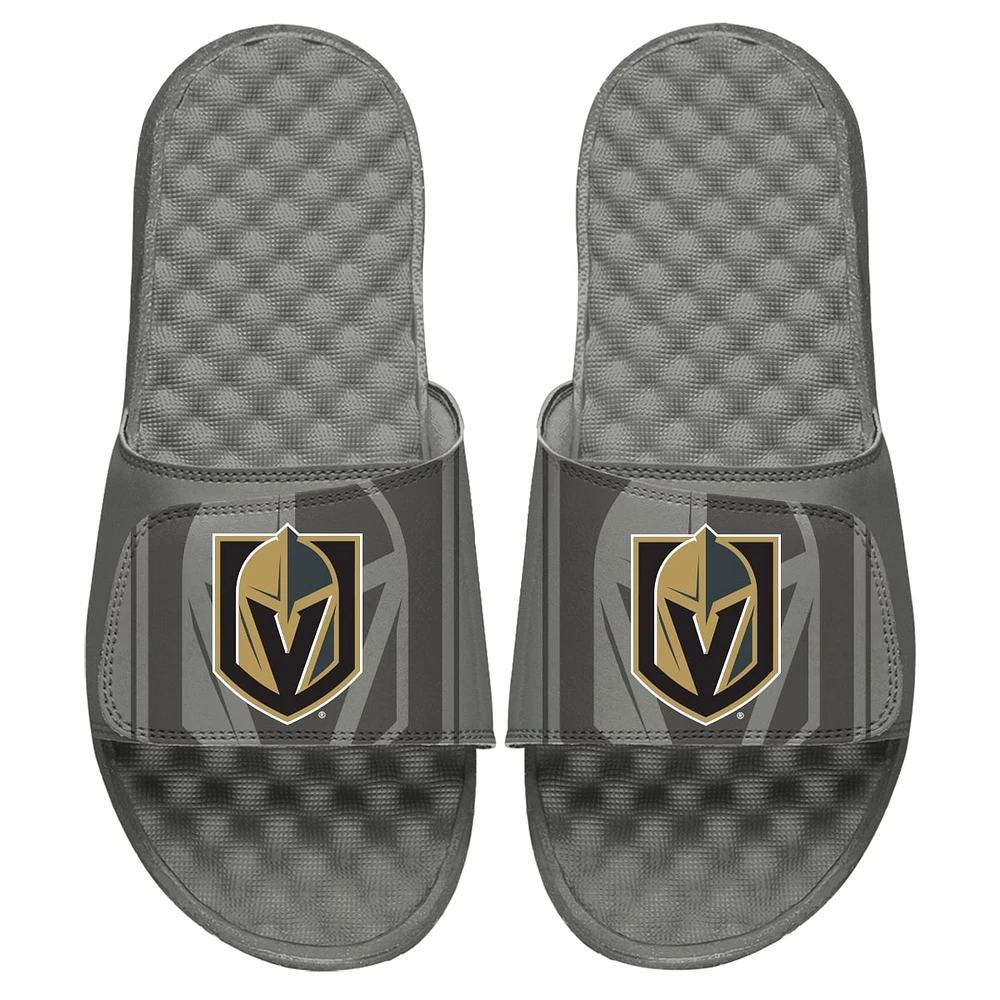 Men's ISlide Gray Vegas Golden Knights OT Slide Sandals