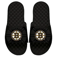 Youth ISlide Black Boston Bruins OT Slide Sandals